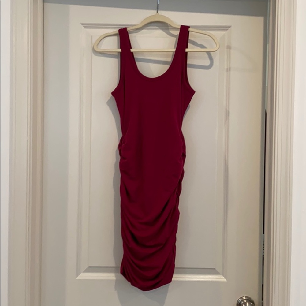Side scrunch dress